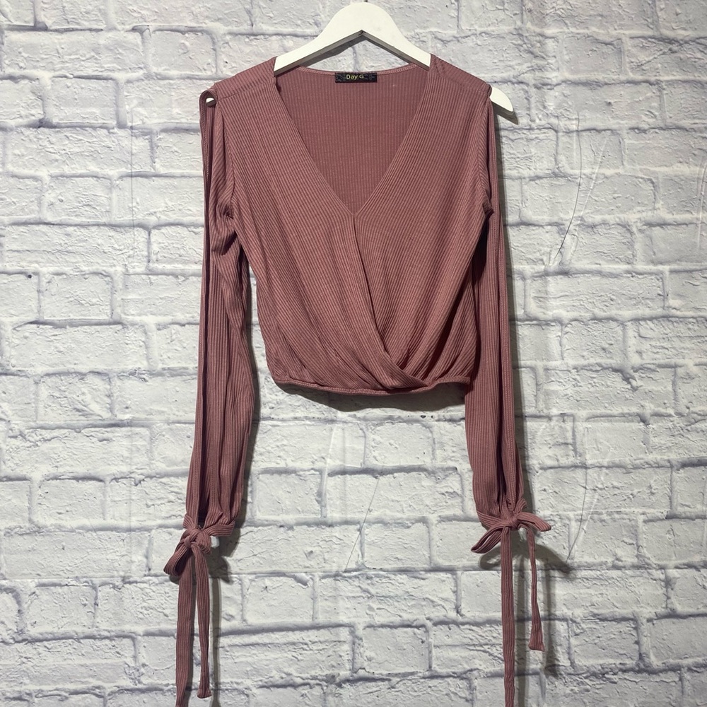 Day G pink blouse
